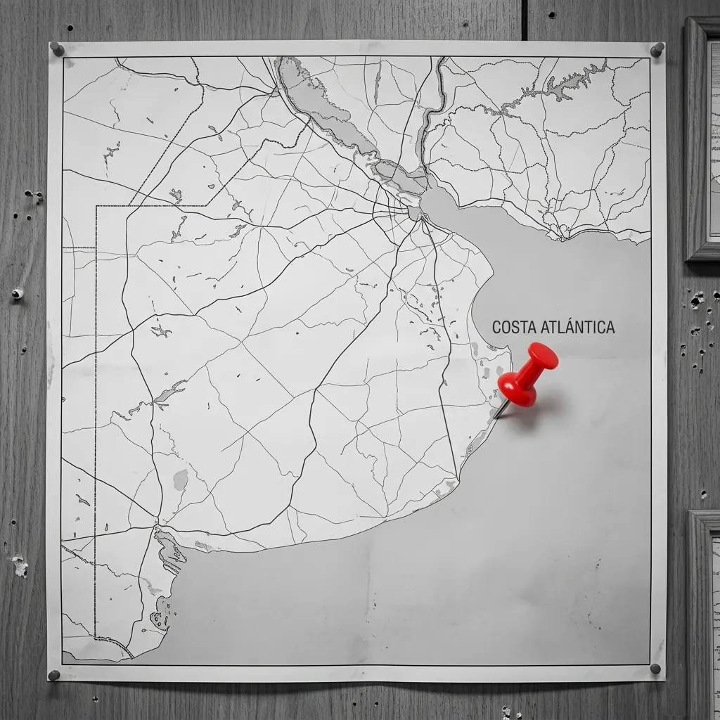 Zona de cobertura de LDP Detectives en los partidos de Pinamar, Villa Gesell y Mar Chiquita