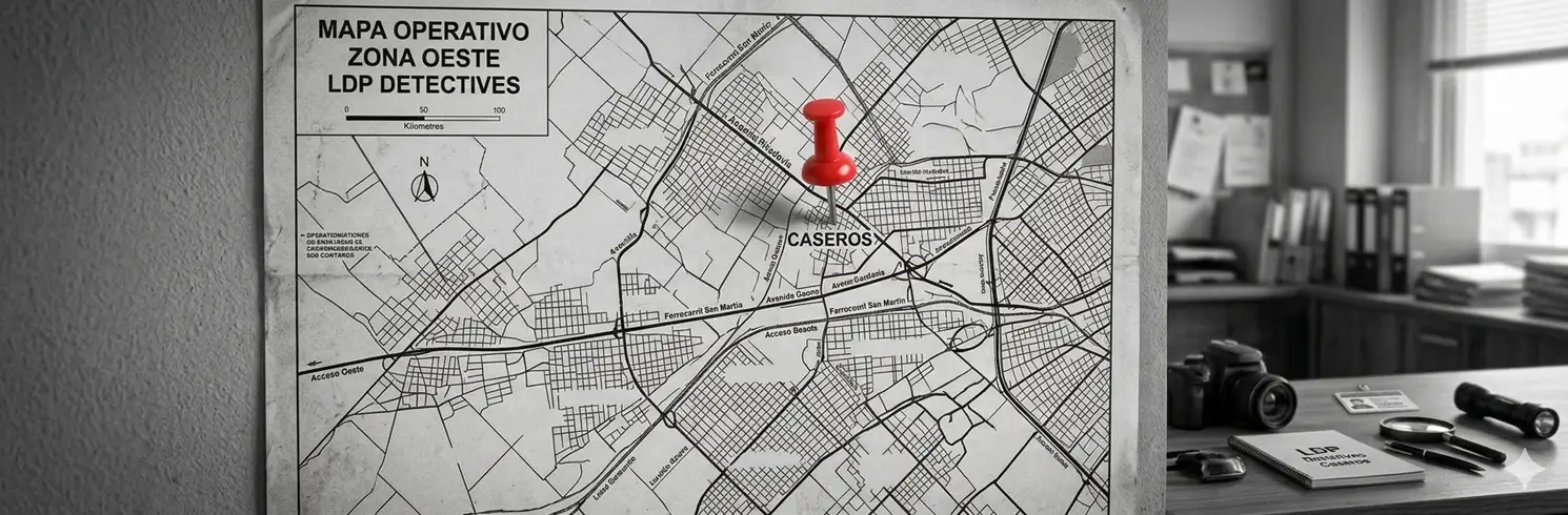 Ubicación de detectives privados en Zona Oeste